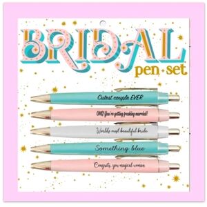 Funny Bridal Pen Set Personalized Wedding Gift Bride to Be Cute. NWT